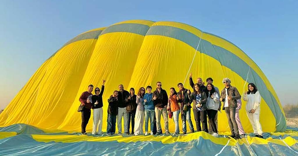 Hot Air Balloon Flight Experience At 4,000 Feet For Adult Or Child Sharjah & N. Emirates activities Shop Online at Dubai Trades 5