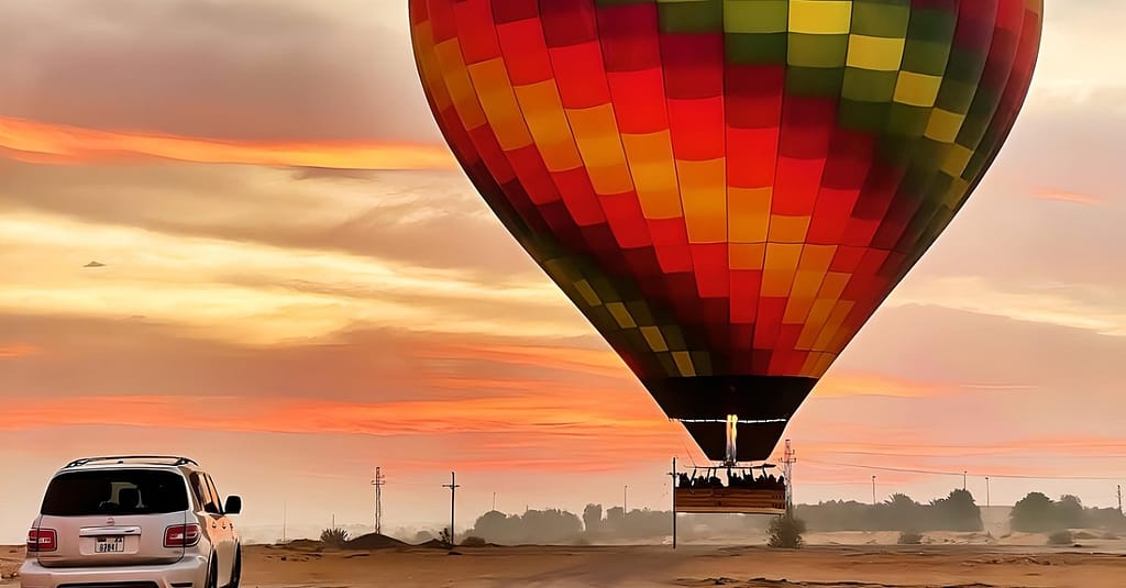 Hot Air Balloon Flight Experience For 1 Child Or 1, 2, Or 4 Adults National Deal activities Shop Online at Dubai Trades 4