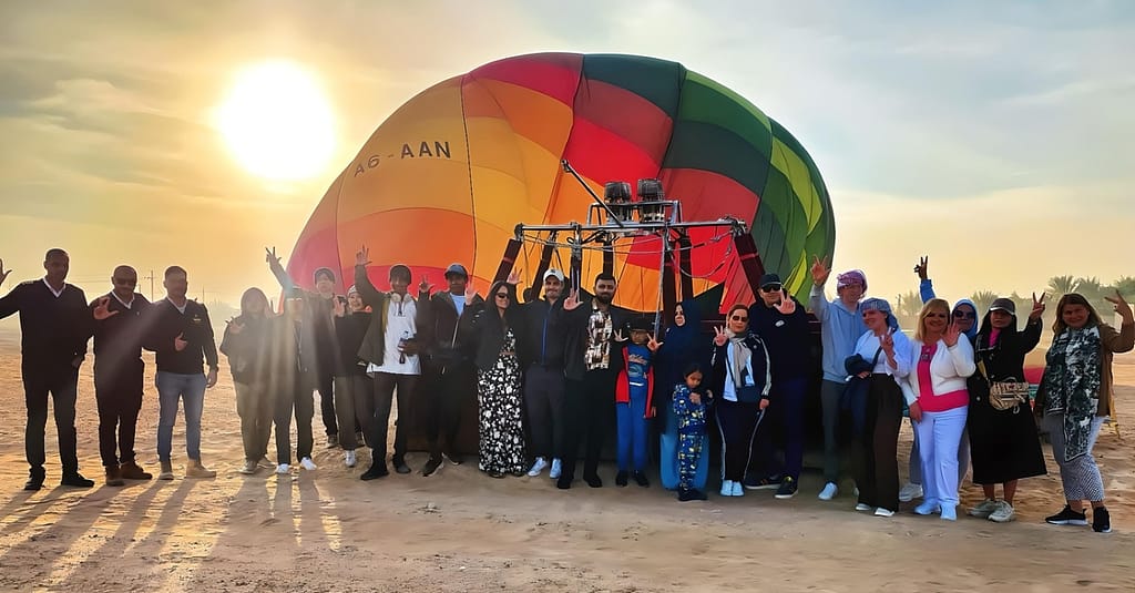 Hot Air Balloon Flight Experience For 1 Child Or 1, 2, Or 4 Adults National Deal activities Shop Online at Dubai Trades 7