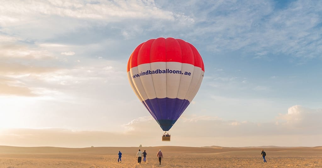 Hot Air Balloon Flight W/Pickup & Drop-Off For 1 Child /Up To 4 Adults National Deal activities Shop Online at Dubai Trades 3
