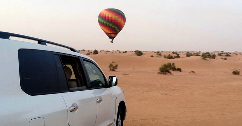Hot Air Balloon Flight W/Pickup & Drop-Off For 1 Child /Up To 4 Adults National Deal activities Shop Online at Dubai Trades 4