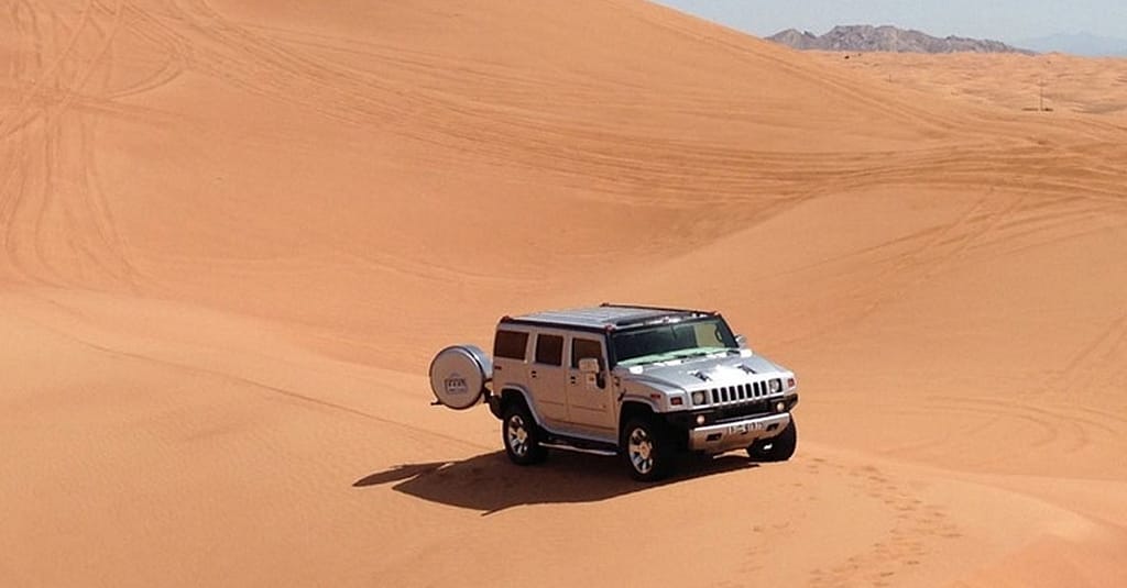 Hummer Desert Safari With Bbq Dinner For Child Or Up To Six Adults Sharjah & N. Emirates package Shop Online at Dubai Trades 3