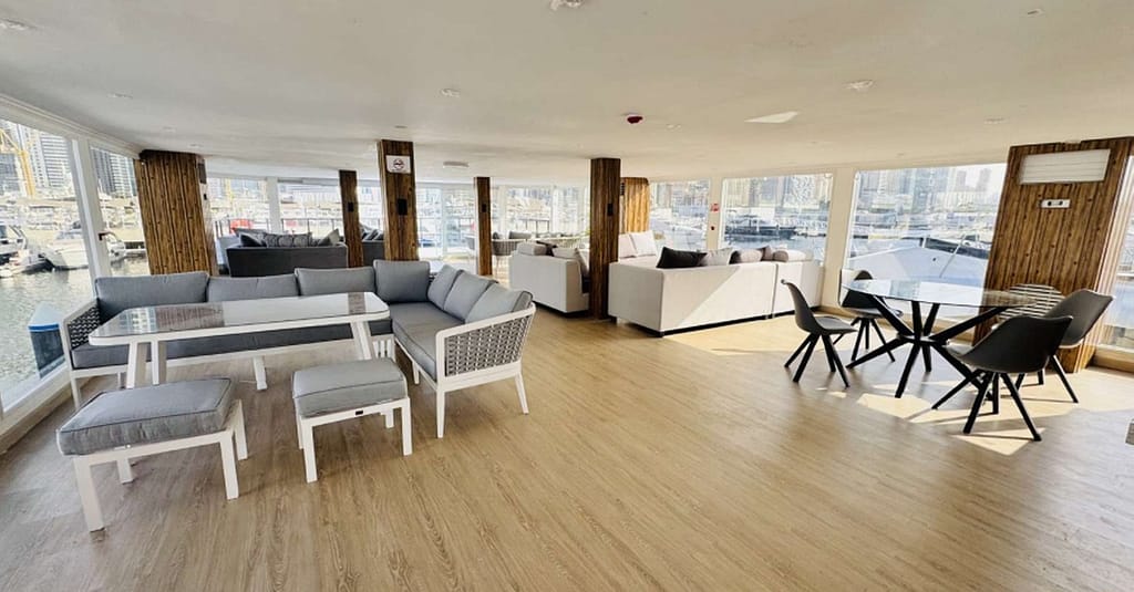Luxury House Boat Sunset Cruise Dubai Marina At Luxury Yachts Dubai package Shop Online at Dubai Trades 2