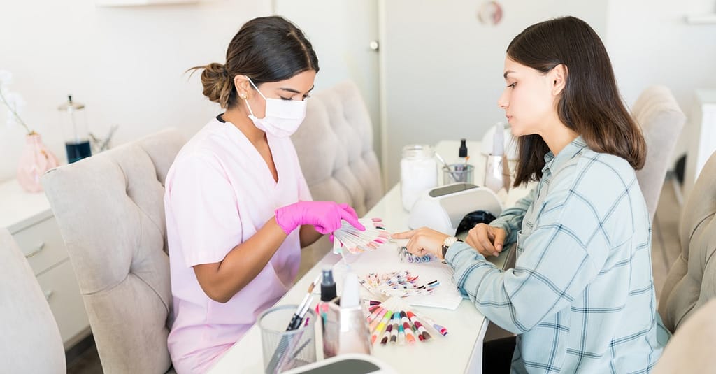 Manicure And Pedicure At Pascual Ladies Salon Abu Dhabi other Shop Online at Dubai Trades 2