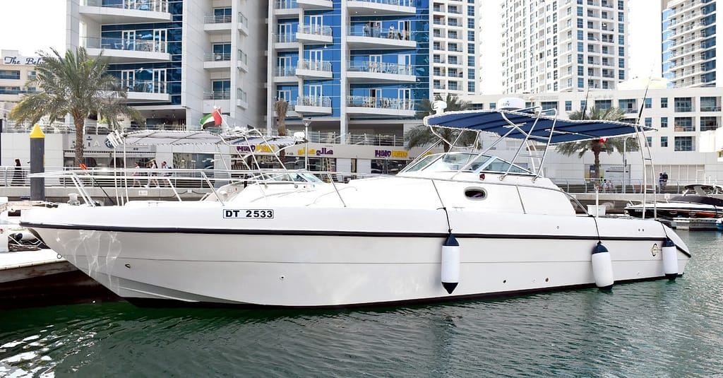 Marina Yacht Tour For Up To 8 On A 30ft Yacht/Up To 10 On A 35ft Yacht Dubai activities Shop Online at Dubai Trades 2