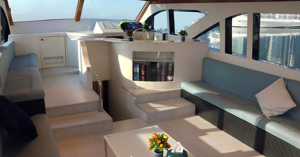 New 75ft Yacht Silver Queen V Up To 30pax For 1, 2, 3, Or 4-Hour Dubai activities Shop Online at Dubai Trades 16