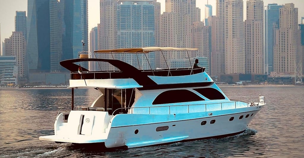 New 75ft Yacht Silver Queen V Up To 30pax For 1, 2, 3, Or 4-Hour Dubai activities Shop Online at Dubai Trades 3