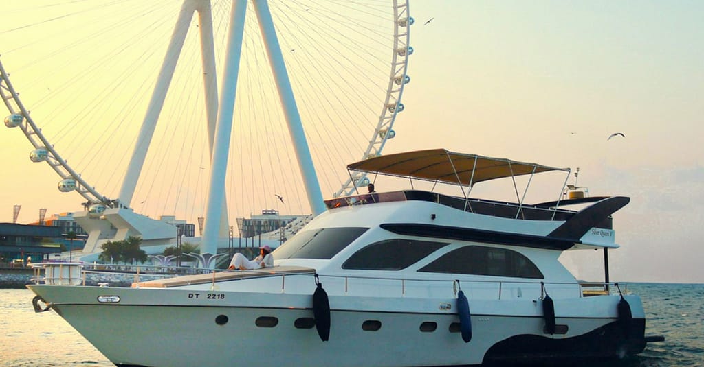 New 75ft Yacht Silver Queen V Up To 30pax For 1, 2, 3, Or 4-Hour Dubai activities Shop Online at Dubai Trades 7