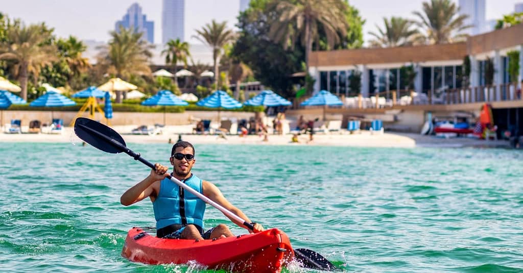 One-Hour Paddleboard Or Kayak Rental At Sea Riders Dubai activities Shop Online at Dubai Trades 3