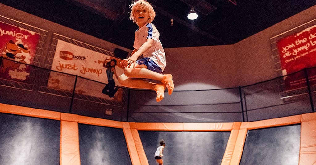 One-Hour Trampoline Park Fun With Inflatable Zone, Foam Pits & More! Dubai activities Shop Online at Dubai Trades 3