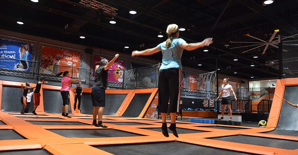 One-Hour Trampoline Park Fun With Inflatable Zone, Foam Pits & More! Dubai activities Shop Online at Dubai Trades 8