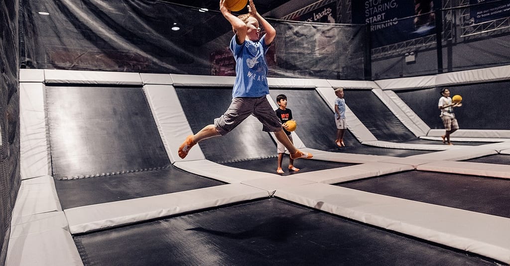 One-Hour Trampoline Park Fun With Inflatable Zone, Foam Pits & More! Dubai activities Shop Online at Dubai Trades 9