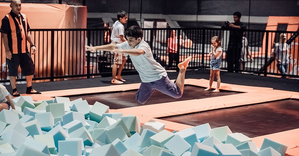 One-Hour Trampoline Park Fun With Inflatable Zone, Foam Pits & More! Dubai activities Shop Online at Dubai Trades 10