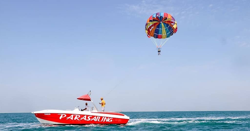Parasailing At Bissalama Travels Dubai activities Shop Online at Dubai Trades 5