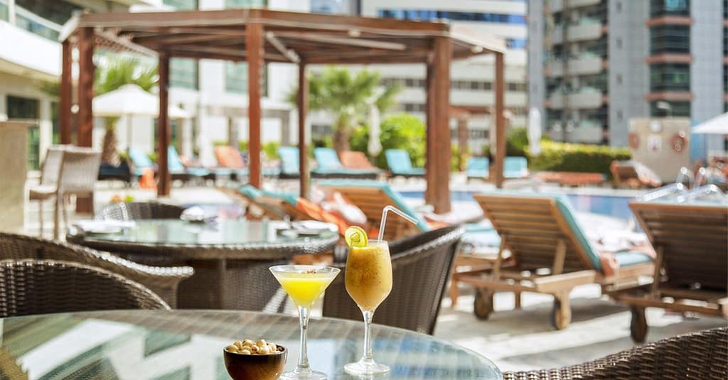 Pool Access With A Choice Of Aed 50 Or 100 F&B Credit, Valid Everyday Dubai activities Shop Online at Dubai Trades 4