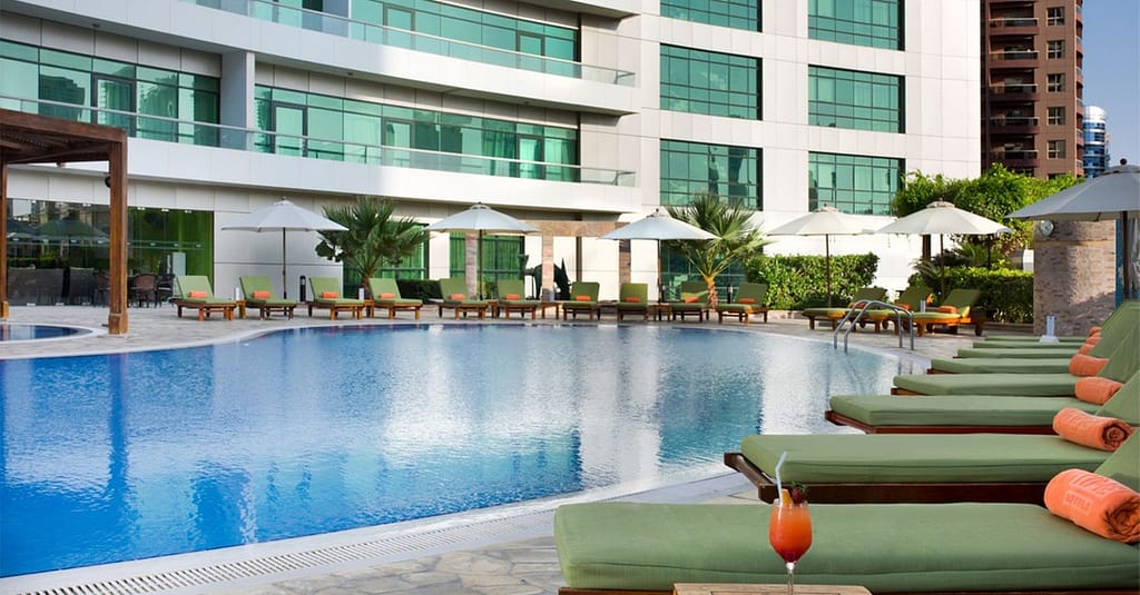Pool Access With A Choice Of Aed 50 Or 100 F&B Credit, Valid Everyday Dubai activities Shop Online at Dubai Trades 5