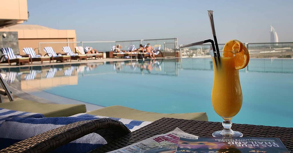 Pool And Fitness Facilities Access At Pool Bar At 4* Two Seasons Hotel Dubai activities Shop Online at Dubai Trades 3