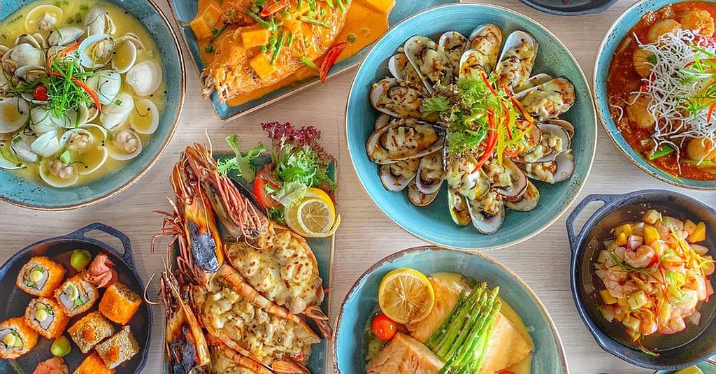 Premium Seafood Night With Beverages; Child (Aed 120), Adult (Aed 199) Dubai restaurants Shop Online at Dubai Trades 2