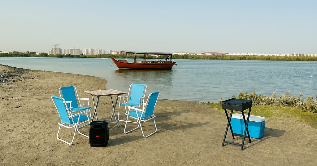 Private Island Party With Breathtaking Skyline Views For 12 Guests! Abu Dhabi package Shop Online at Dubai Trades 2
