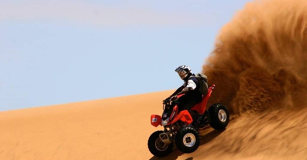 Ride, Feast, & Dance: Desert Safari With Quad Bike Ride For 1, 2, Or 4 Dubai package Shop Online at Dubai Trades 2