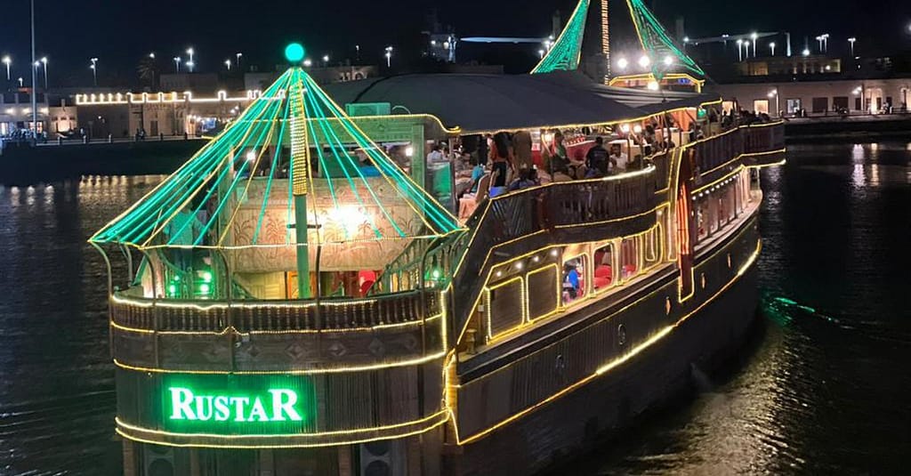 Rustar Premium Dhow Cruise Dinner For One, Two Or Four People Dubai restaurants Shop Online at Dubai Trades 3