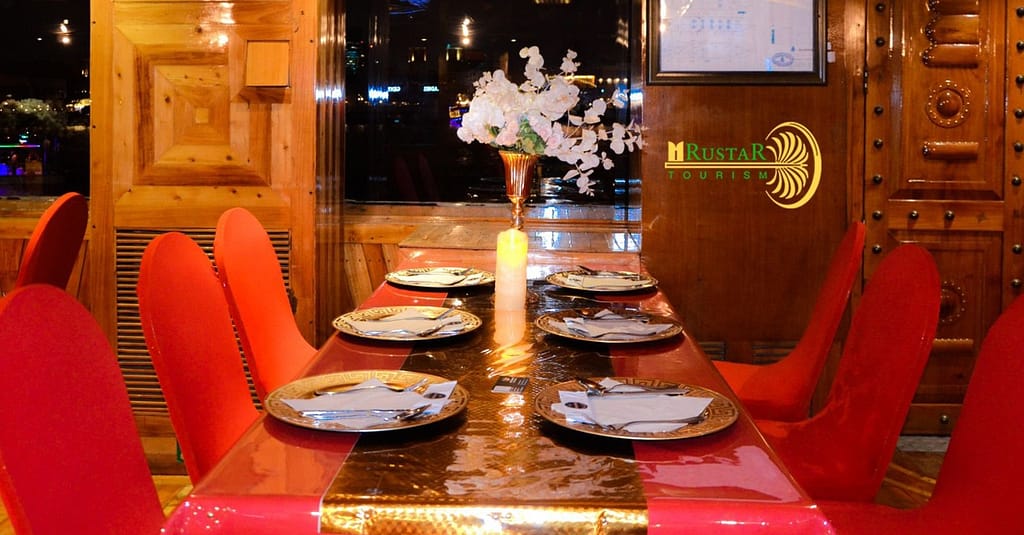 Rustar Premium Dhow Cruise Dinner For One, Two Or Four People Dubai restaurants Shop Online at Dubai Trades 5