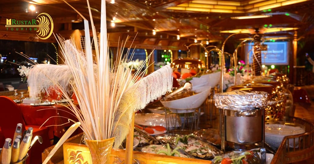 Rustar Premium Dhow Cruise Dinner For One, Two Or Four People Dubai restaurants Shop Online at Dubai Trades 7