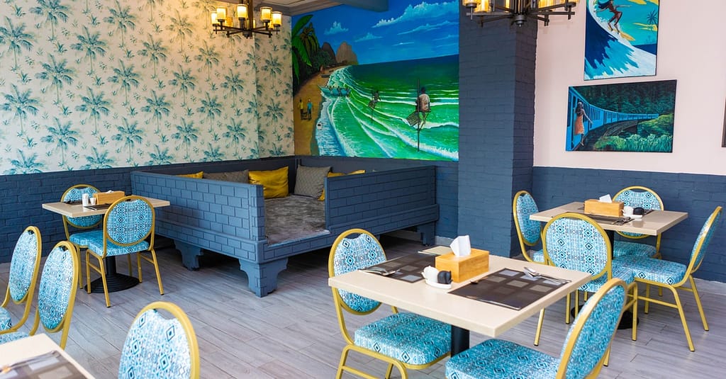 Seafood With Rice, And Ice Tea Dubai restaurants Shop Online at Dubai Trades 8