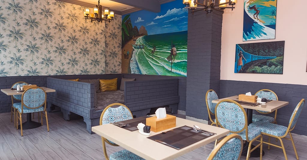 Seafood With Rice, And Ice Tea Dubai restaurants Shop Online at Dubai Trades 9