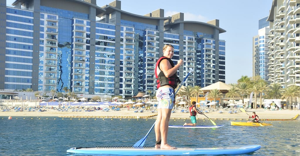 Single Kayak Or Stand-Up Paddle Dubai activities Shop Online at Dubai Trades 4