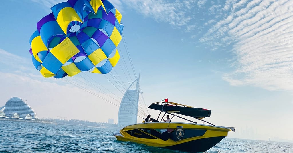 Soar Above Dubais Coastline With 30-Minute Parasailing For One Or Two Dubai activities Shop Online at Dubai Trades 11