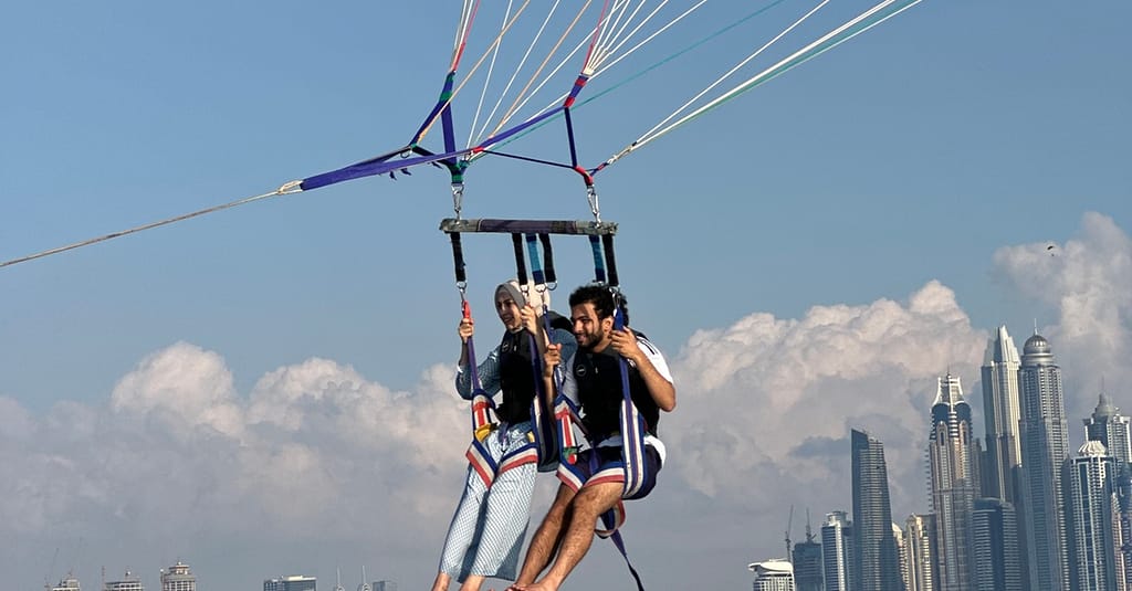 Soar Above Dubais Coastline With 30-Minute Parasailing For One Or Two Dubai activities Shop Online at Dubai Trades 15