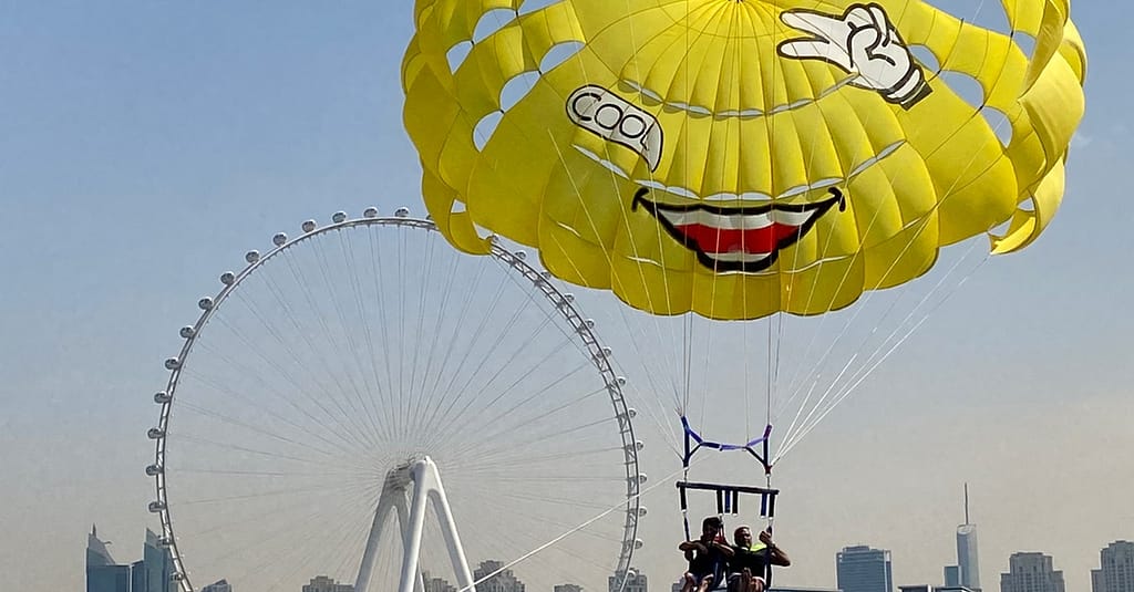 Soar Above Dubais Coastline With 30-Minute Parasailing For One Or Two Dubai activities Shop Online at Dubai Trades 6