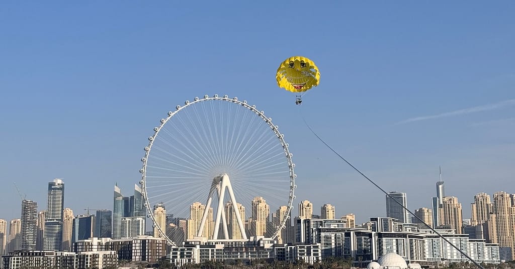 Soar Above Dubais Coastline With 30-Minute Parasailing For One Or Two Dubai activities Shop Online at Dubai Trades 8