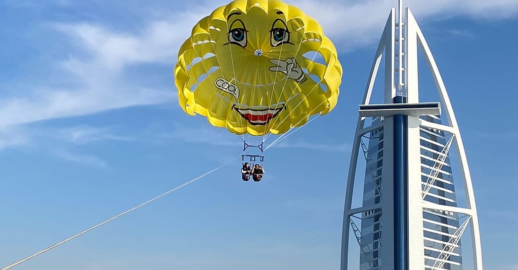 Soar Above Dubais Coastline With 30-Minute Parasailing For One Or Two Dubai activities Shop Online at Dubai Trades 9