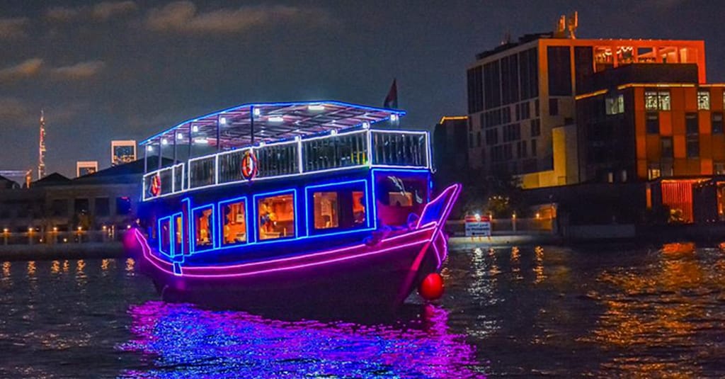 Starry Night Dhow Dinner Cruise Dubai restaurants Shop Online at Dubai Trades 5