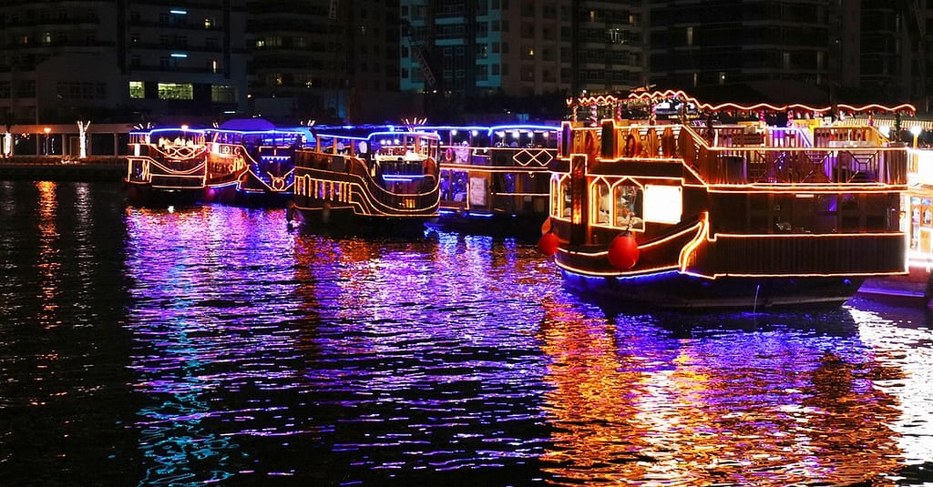 Starry Night Dhow Dinner Cruise Dubai restaurants Shop Online at Dubai Trades 2