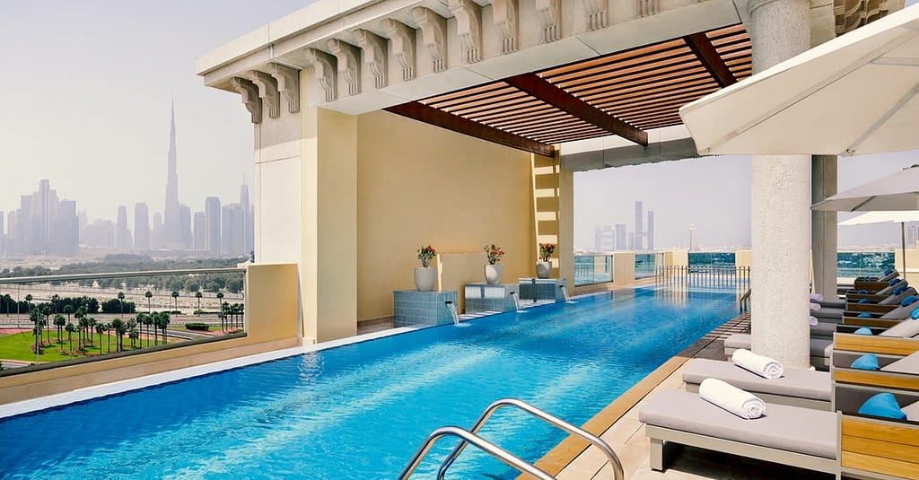 Sunday Rooftop Brunch W/ Bottomless Soft Beverages At Marriott Hotel Dubai restaurants Shop Online at Dubai Trades 7