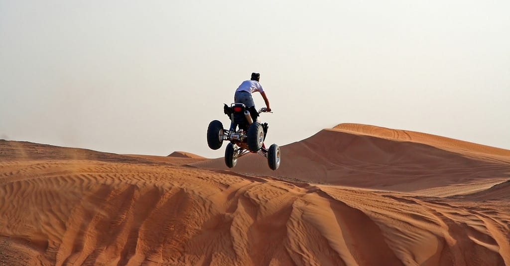 Desert Safari With Quad Biking Dubai package Shop Online at Dubai Trades 2