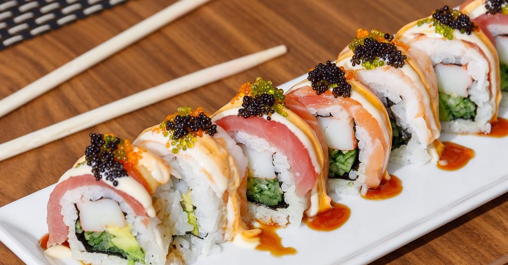 Sushi Set Menu With A Beverage At Keway Mai @ 4* City Seasons Al Hamra Abu Dhabi restaurants Shop Online at Dubai Trades 3