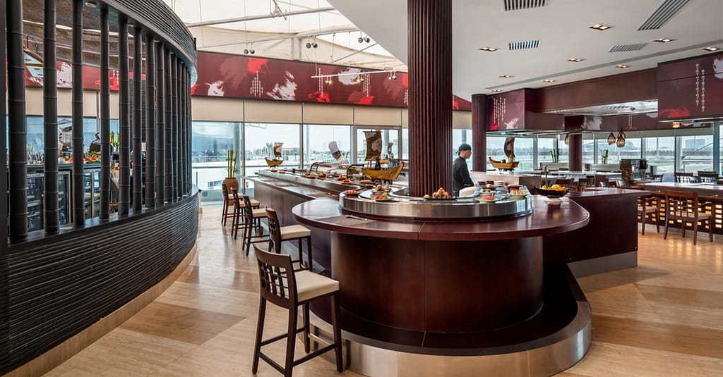Thai-Japonese Saturday Or Sunday Brunch:Child (Aed 85) Adult (Aed 175) Abu Dhabi restaurants Shop Online at Dubai Trades 4