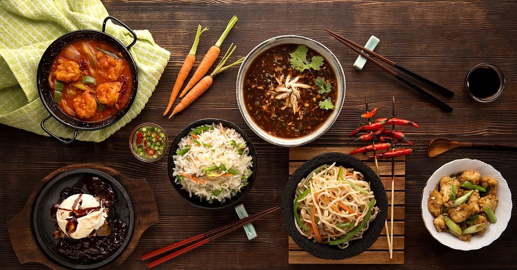 Three Hours Unlimited Starters, Mains And Desserts, Chinese Food National Deal restaurants Shop Online at Dubai Trades 2