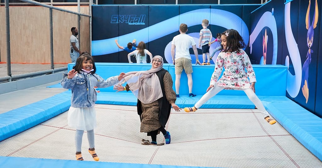 Trampoline Park Experience For 1,2 Or 4 Juniors On Weekend Or Weekdays Dubai activities Shop Online at Dubai Trades 3