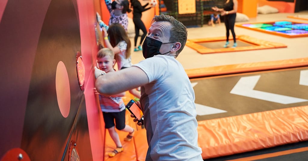 Trampoline Park Experience For 1,2 Or 4 Juniors On Weekend Or Weekdays Dubai activities Shop Online at Dubai Trades 4