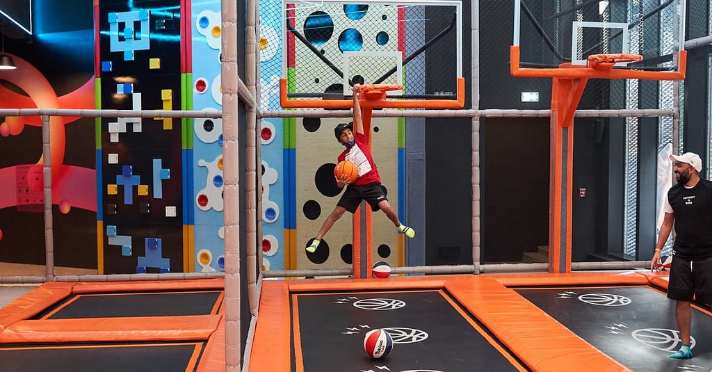 Trampoline Park Experience For 1,2 Or 4 Juniors On Weekend Or Weekdays Dubai activities Shop Online at Dubai Trades 5