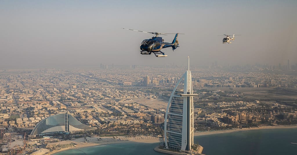 Up To One-Hour Helicopter Flying Tour At Falcon Aviation Services Dubai package Shop Online at Dubai Trades 8