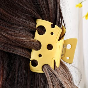 1 Pack Claw Hollow Cheese Shaped Hair Clips Nonslip Ponytail Holder Cute Hair Claw For Women Daily Use Beauty & Personal Care Shop Online at Dubai Trades
