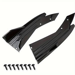 1 Pair Car Rear Bumper Spoiler Lip Carbon Fiber Wing Decoration Protection Collision Diffuser Side Skirt Rear Corner Separator Automotive Shop Online at Dubai Trades