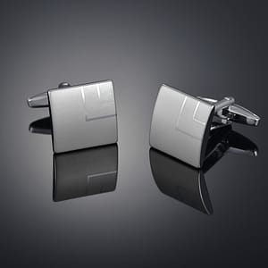 1 Pair Fashionable Copper Cufflinks, Geometric Pattern Square , Versatile For Business Banquets And Parties, Trendy Men’s Suit Accessories Accessories Shop Online at Dubai Trades