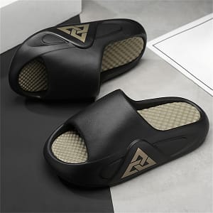 1 Pair Men’s Preppy Casual Solid Color Eva Slides, Round Toe, Non-slip, Thick Sole, Indoor Outdoor Slip-on Sandals For Clothing, Shoes & Jewelry Shop Online at Dubai Trades
